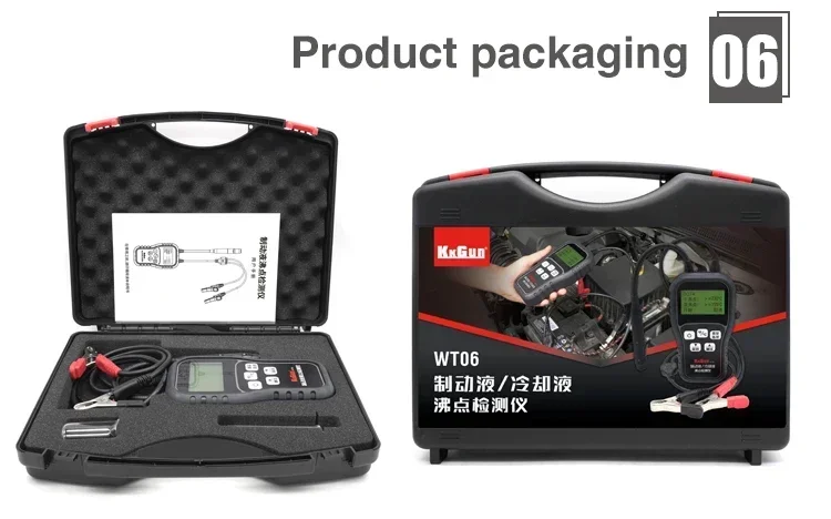 Brake Fluid Tester DOT3 DOT4 DOT5.1 With 3.5" Backlit Display Audible Alarm For Various Brake Fluid Model