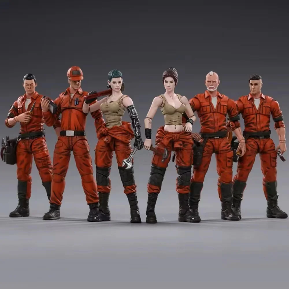 【Origineel】JOYTOY 1/18 3.75 inches Onderhoud Team Militaire Soldaat Anime Collection Model Speelgoed voor Gift Action Figure