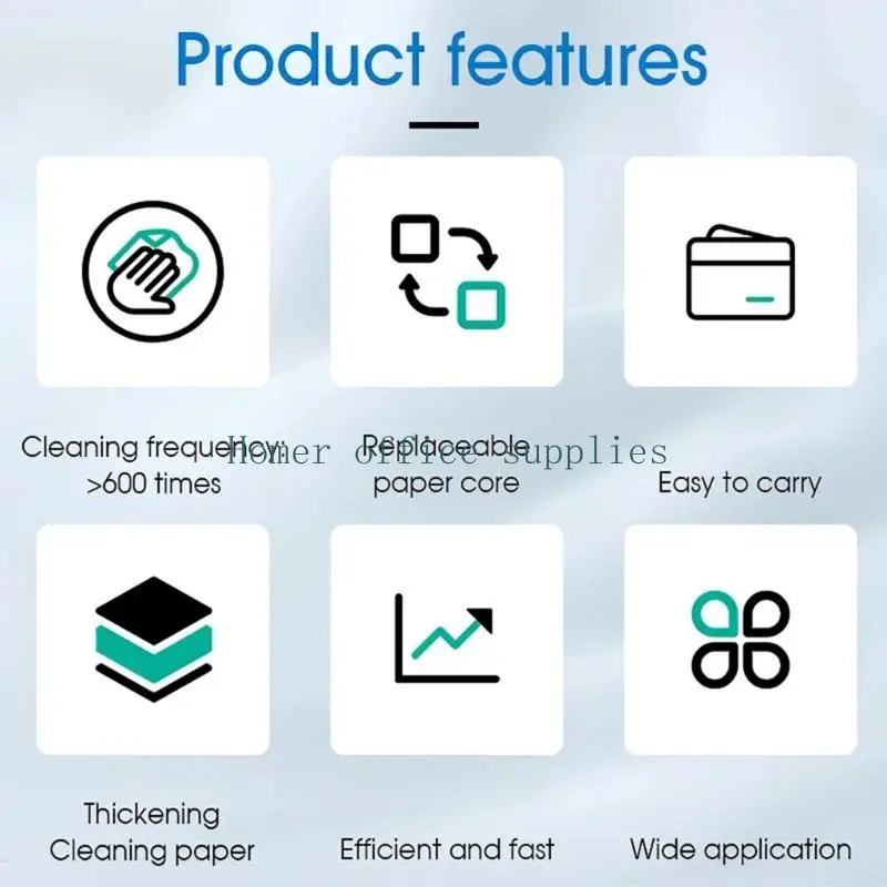 K43b múltiplas superfícies limpa balde papel resistente biodegradável super absorvente para uso profissional limpeza rápida e