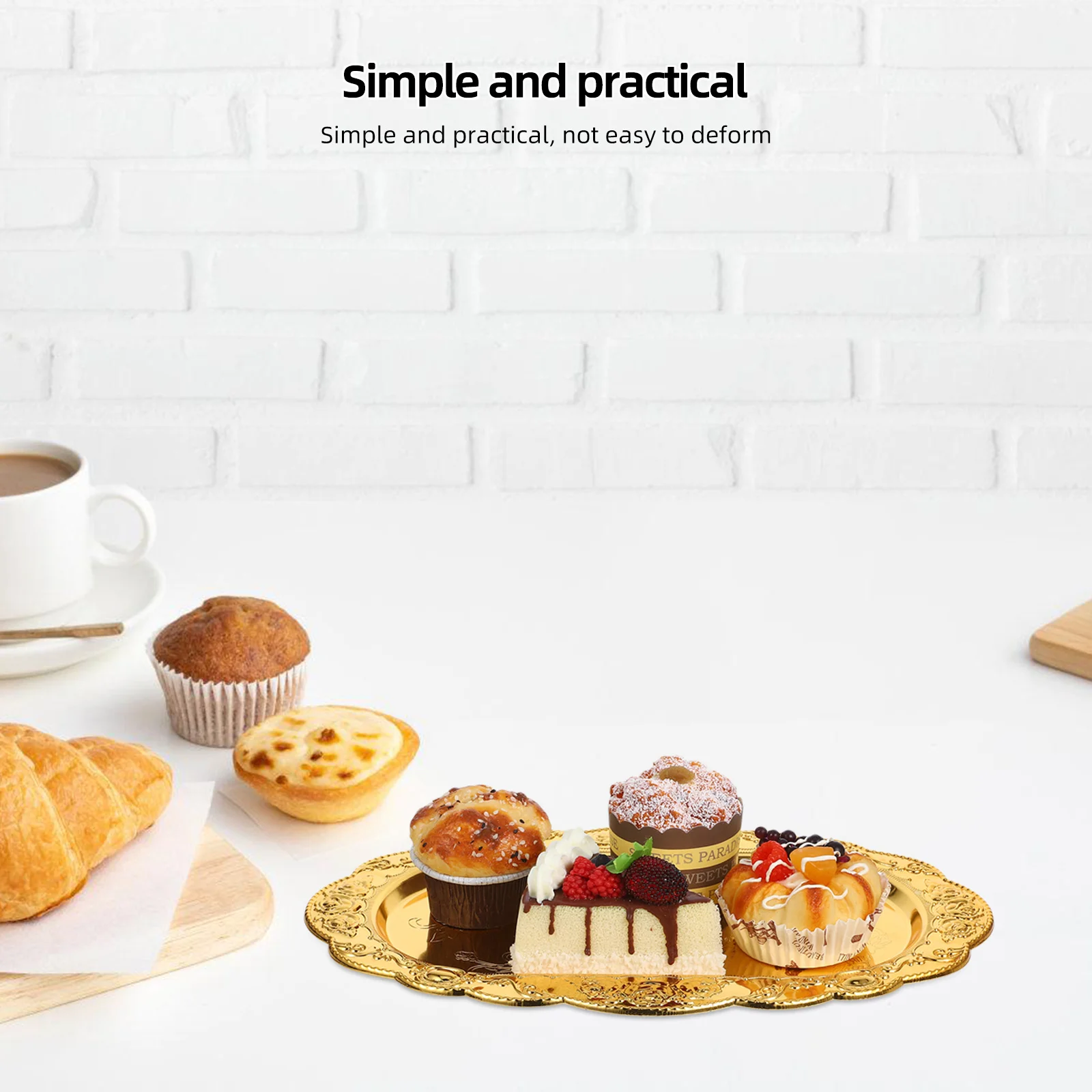 

Golden Jewelry Tray Oval Smooth Edge Multi-Functional Storage For Rings Earrings Perfume Makeup Desktop Organizer Trinket