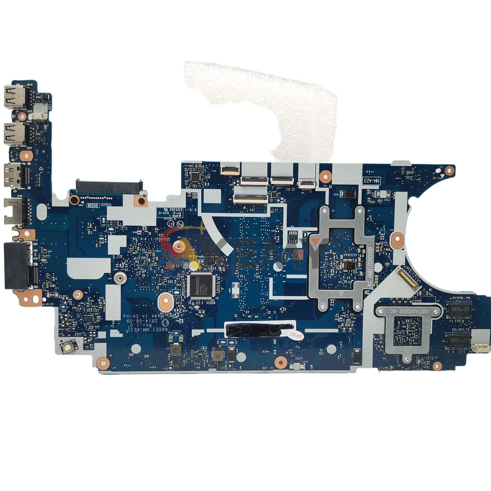 Scheda madre del computer portatile NM-A231 per Lenovo E455 con CPU A6 A8 A10 DDR3 completamente testata al 100%