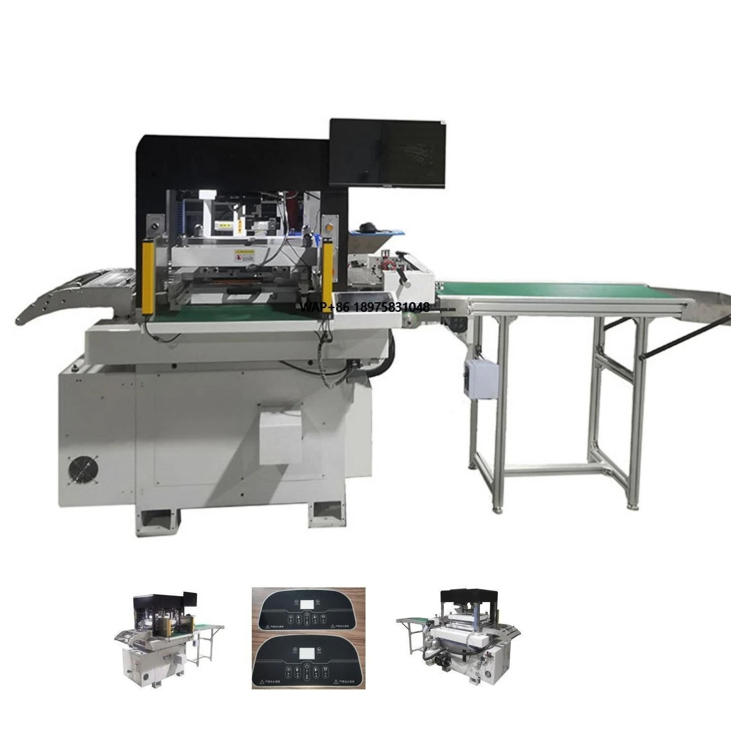 High Precision CCD Alignment Flatbed Roll Sheet Die-Cutting Machine Screen Print Film Membrane Post-Press Equipment