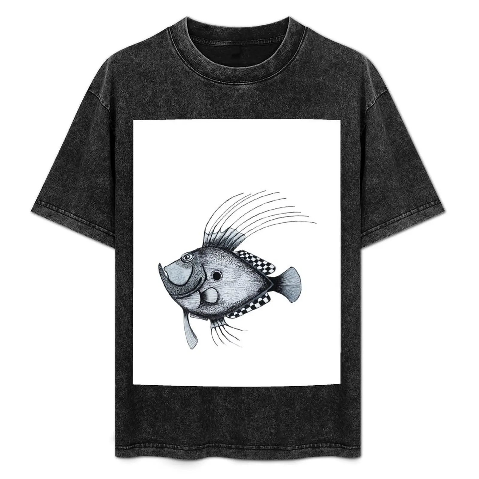 חולצת Flying Fish בגדי אנימה מותאמים אישית חולצות גרפיקה בגדי ולנטינס חולצות לגברים