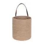 

Khaki Storage Weaving Bag Handmade Woven Basket Natural Jute Rope Organizer Boho Home Decor Multipurpose Durable Storage Basket