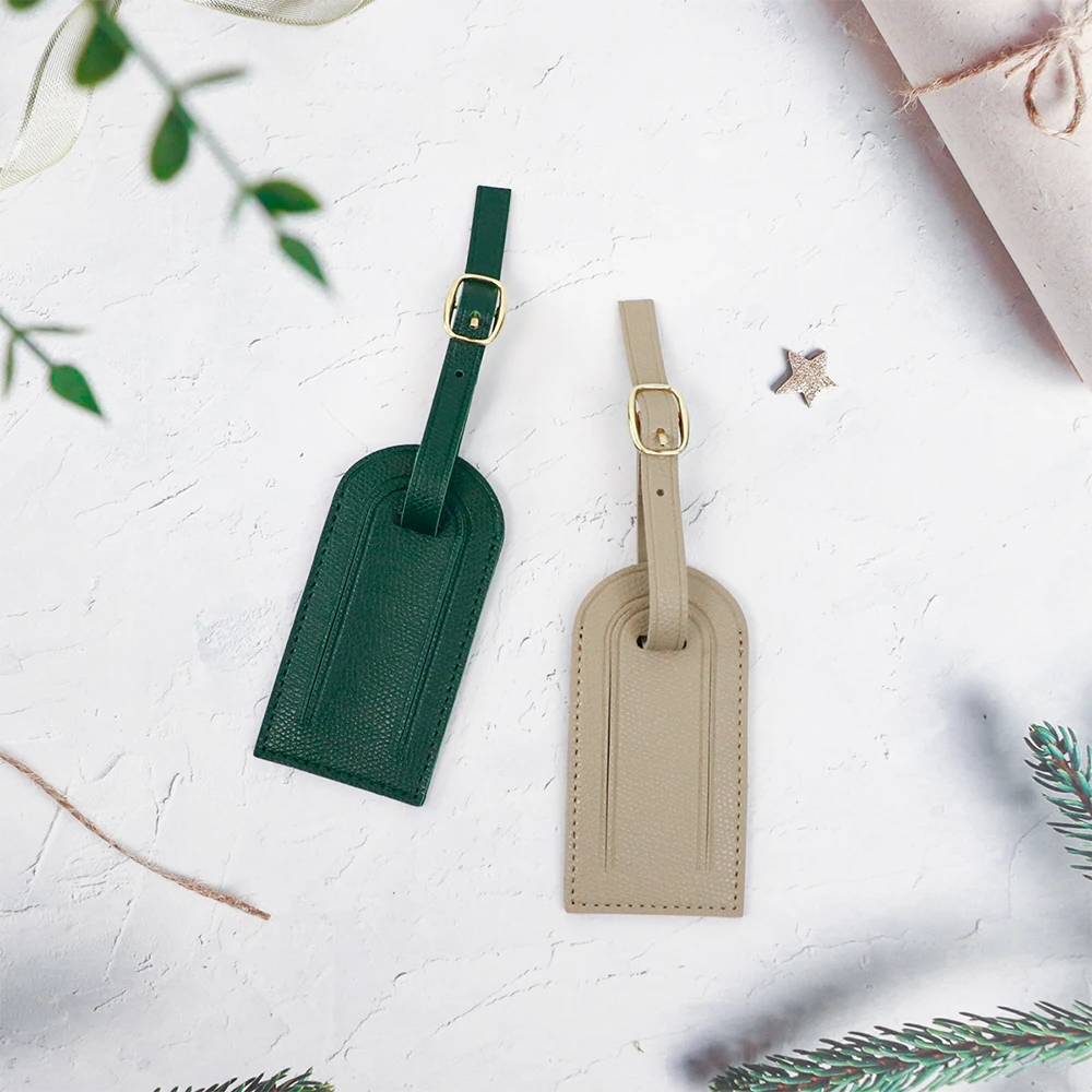 Personalisierte PU-Leder Damenhandtaschen, Gepäckanhänger, Anhänger, Anti-Verlust-Gepäckanhänger, Gepäckzubehör – Detail 11