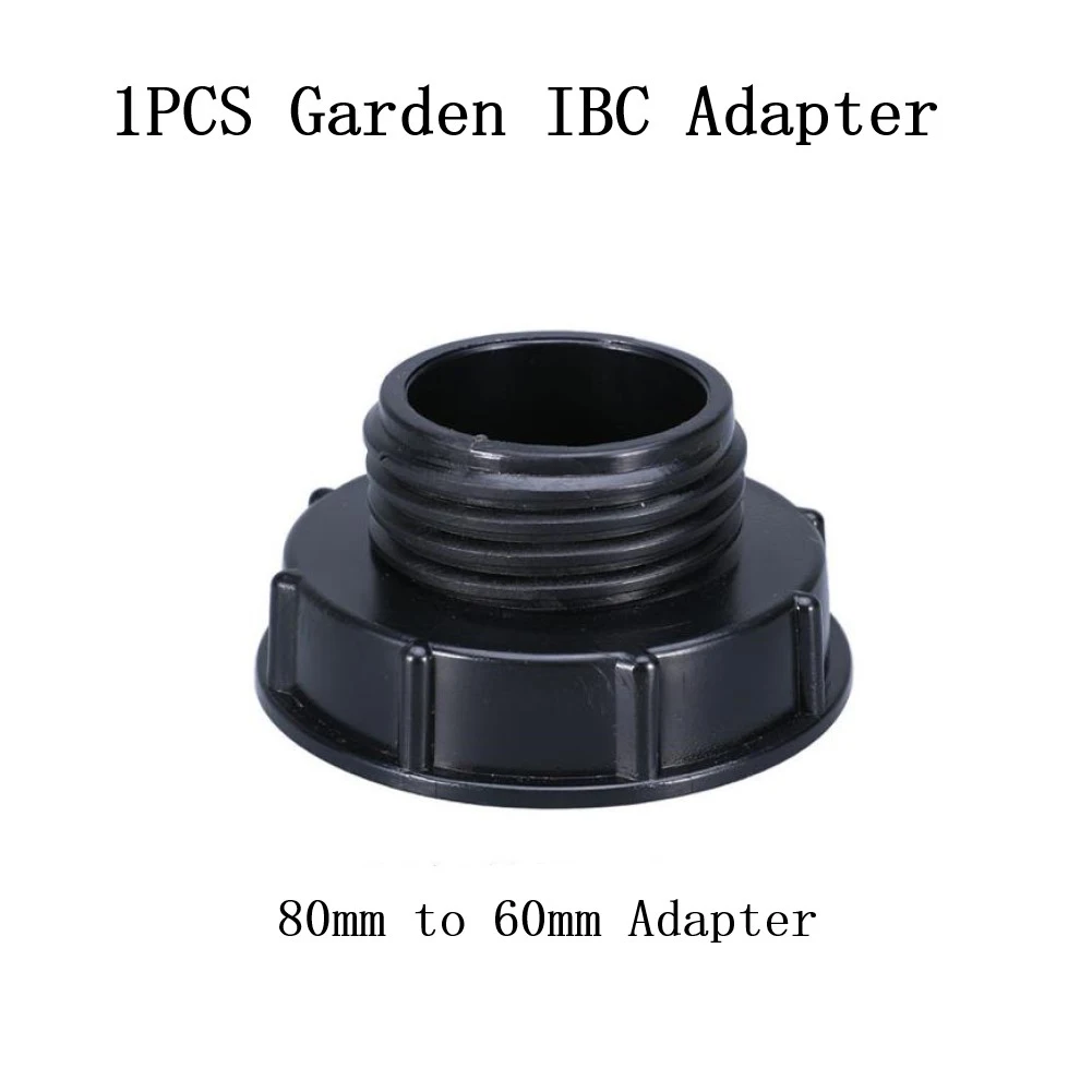 Connector IBC Adapter Adapter Packing S60x6（60mm) To Reduce 80mm Black IBC Adapter IBC Tank Connector Plastic Nice