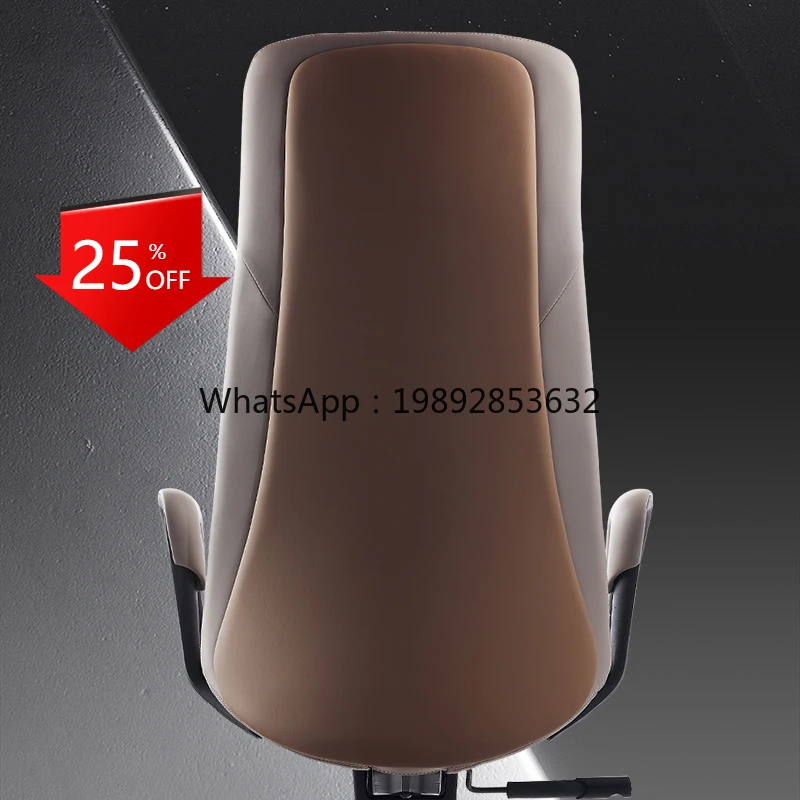 

YFY Light Luxury Business Office ExecutiveComputer Chair Seat Backrest Leather Chair Conference