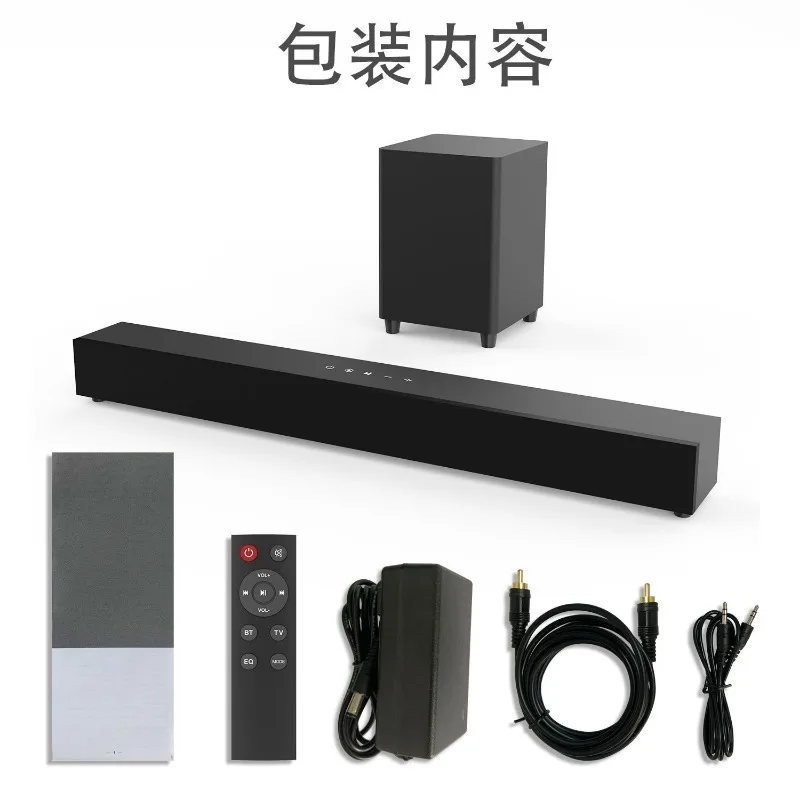 New Strip 2.1 TV with Subwoofer Computer Home Theater Bluetooth Speaker Whispering Wall Karaoke Audio