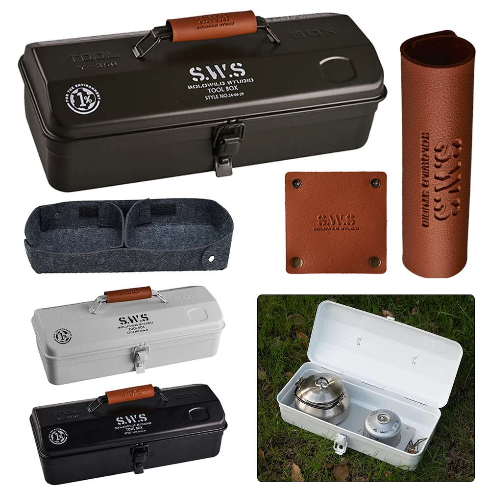 

Открытый тактический кемпинг портативный ручной металлический мешок для хранения кофейная коробка ящик для хранения оборудования аксессуары для кемпинга на открытом воздухе