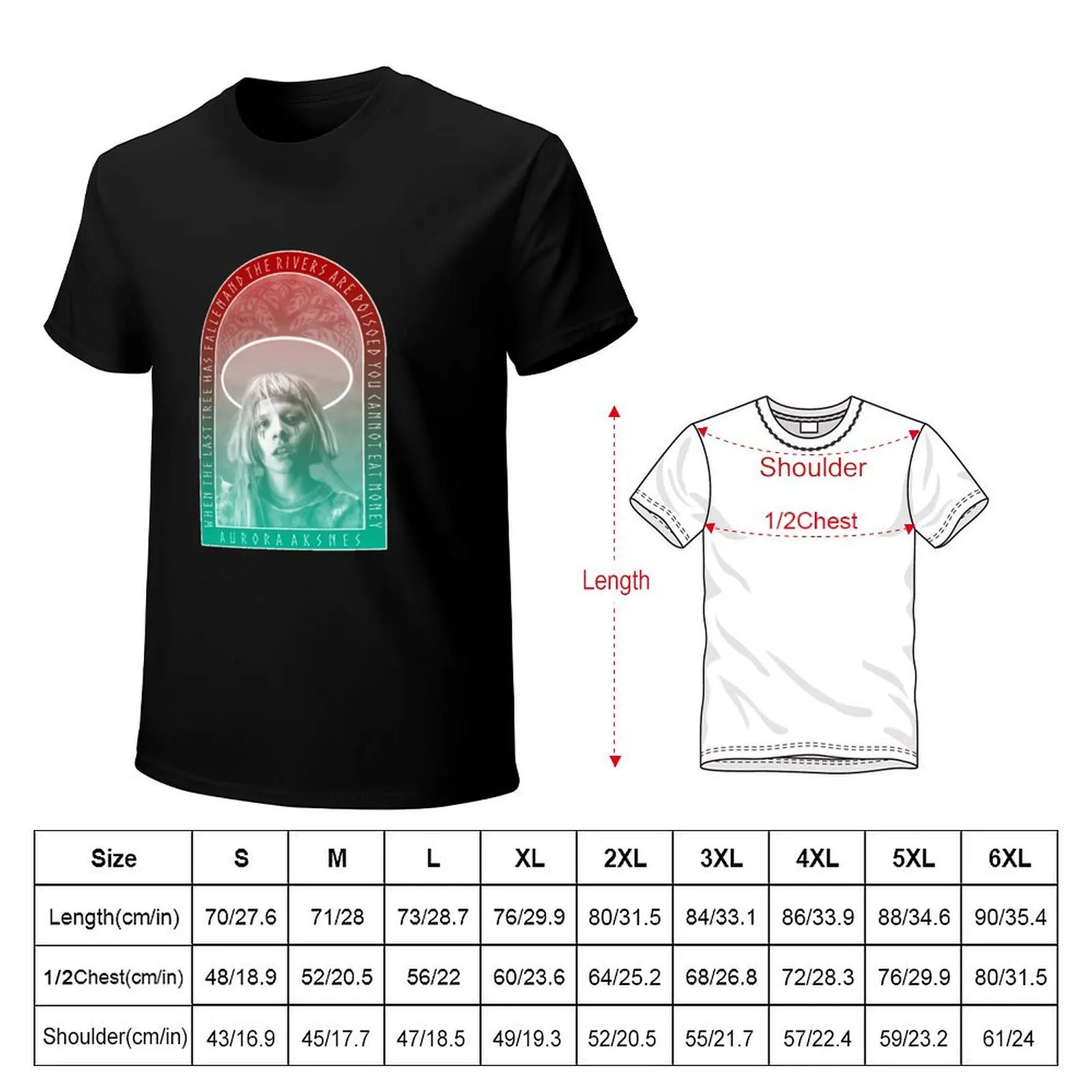 Aurora Aksnes - You Cannot Eat Money - Alternate Aesthetic Edition T-Shirt Novelty Graphic Tee Shirt