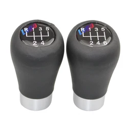 5/6 Speed Shift Knob Leather Shifter Knobs Transmission Gear Stick Shifting Lever Fit Most Manual Cars Truck For BMW E36 E46 E34