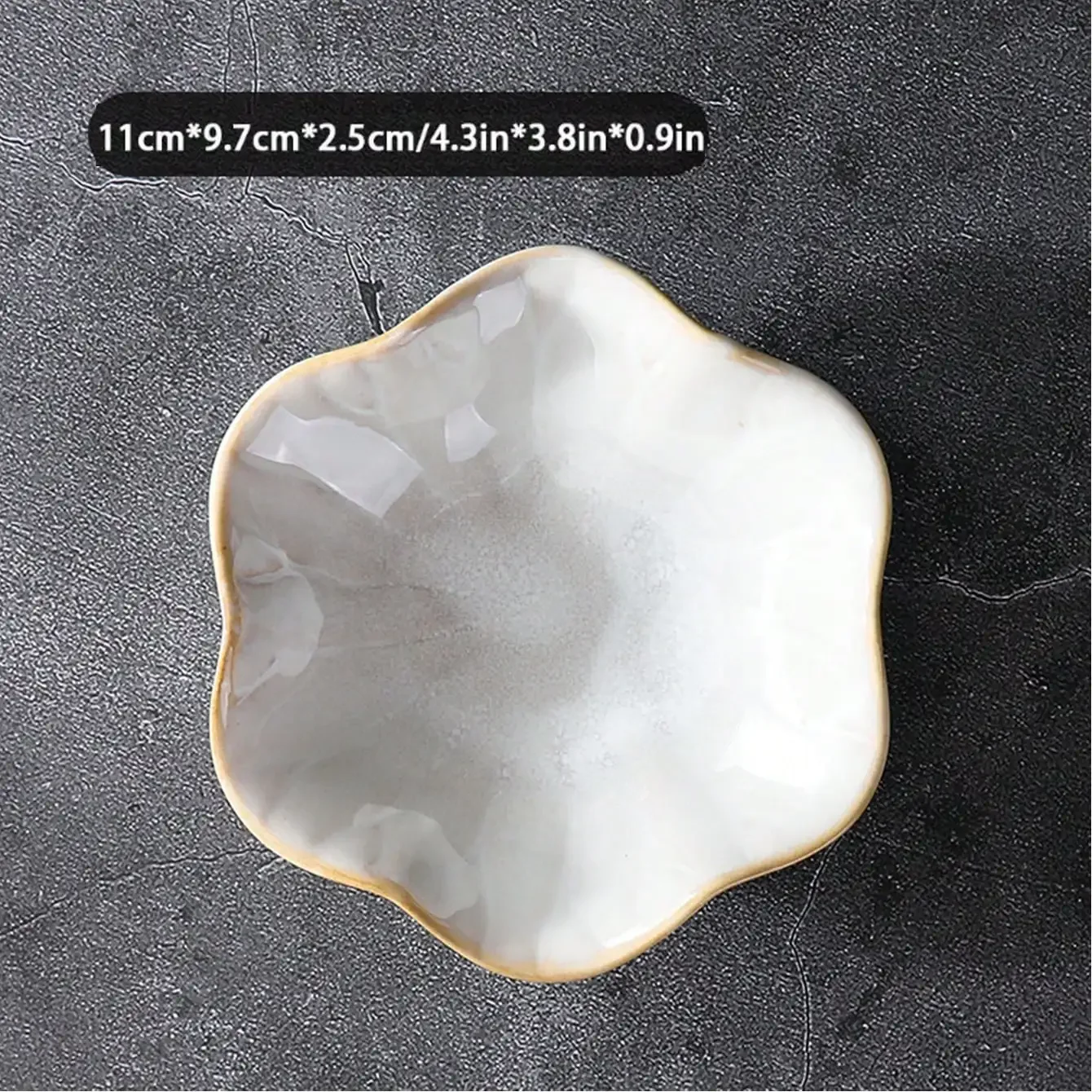 Elegant Ceramic Trinkets Dish for Jewelry Display
