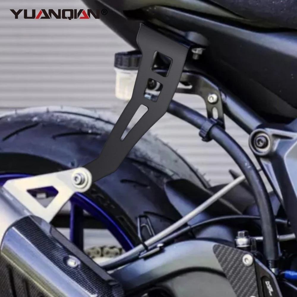 2023 2022 Motorcycle For Yamaha YZF R7 YZFR7 YZF-R7 2021-2024 Aluminium Exhaust Hanger Muffler Bracket Holder Modification parts