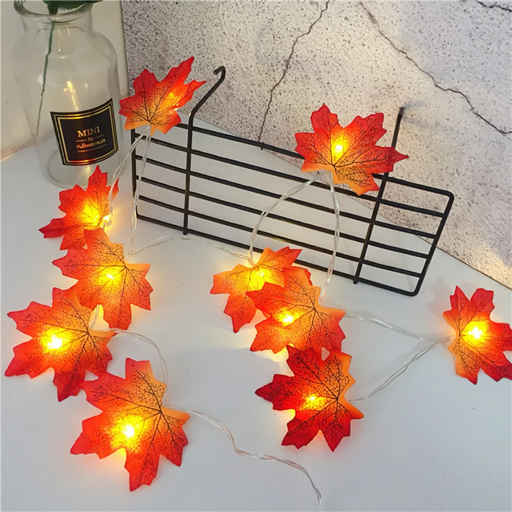 2/3/6M 할로윈 LED 조명 문자열, 인공 단풍잎  - Led Fairy String Lights 리뷰 및 가격