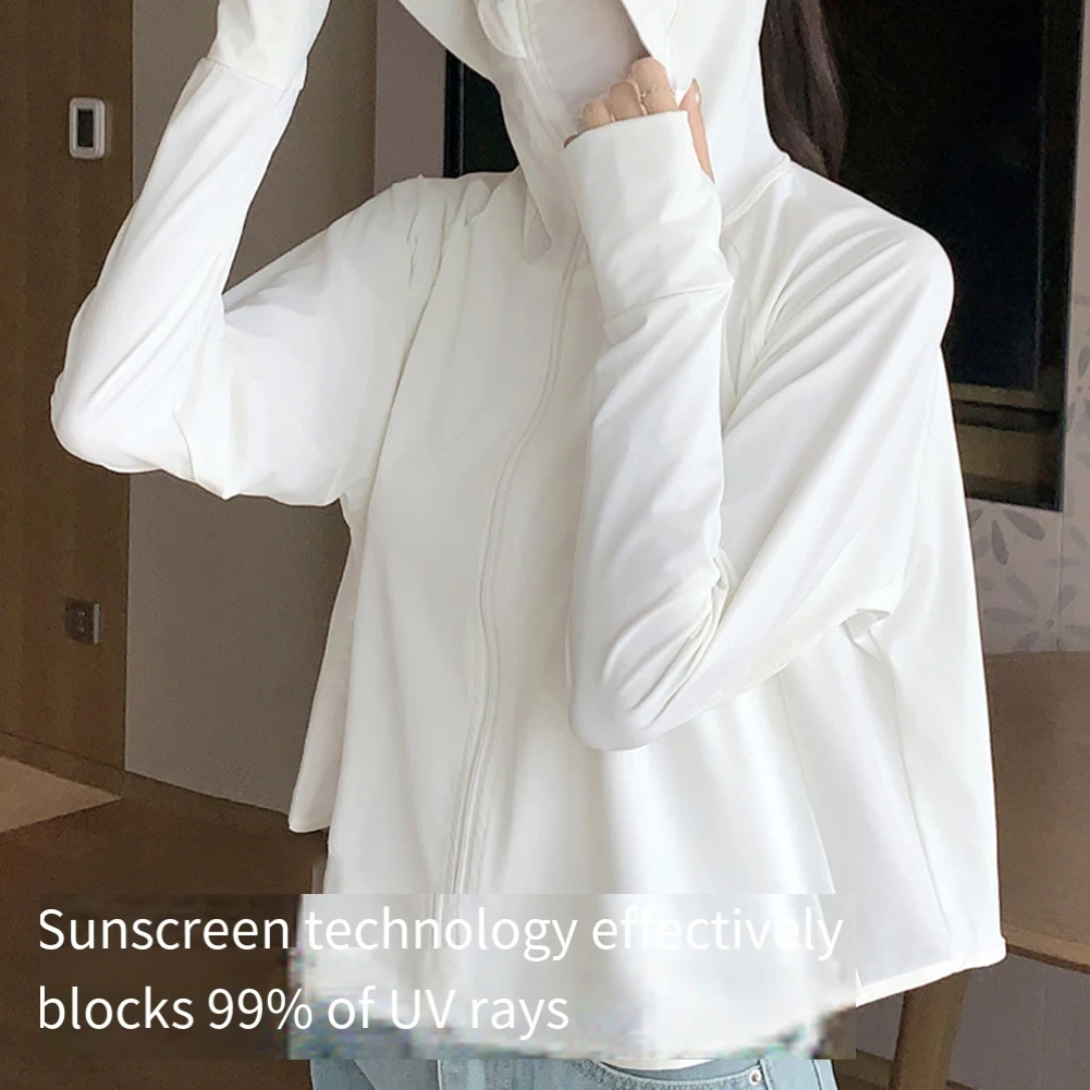 Casual Long Sleeve Top Casual T Shirt Dark Gray Ice Silk Sun Protection Clothing Regular Length Suitable For Spring