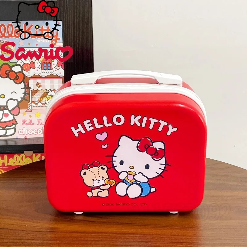 

Sanrio Hello Kitty New Makeup Case Luxury Brand Portable Makeup Case Large Capacity Travel Leisure Wash Storage Makeup Bag