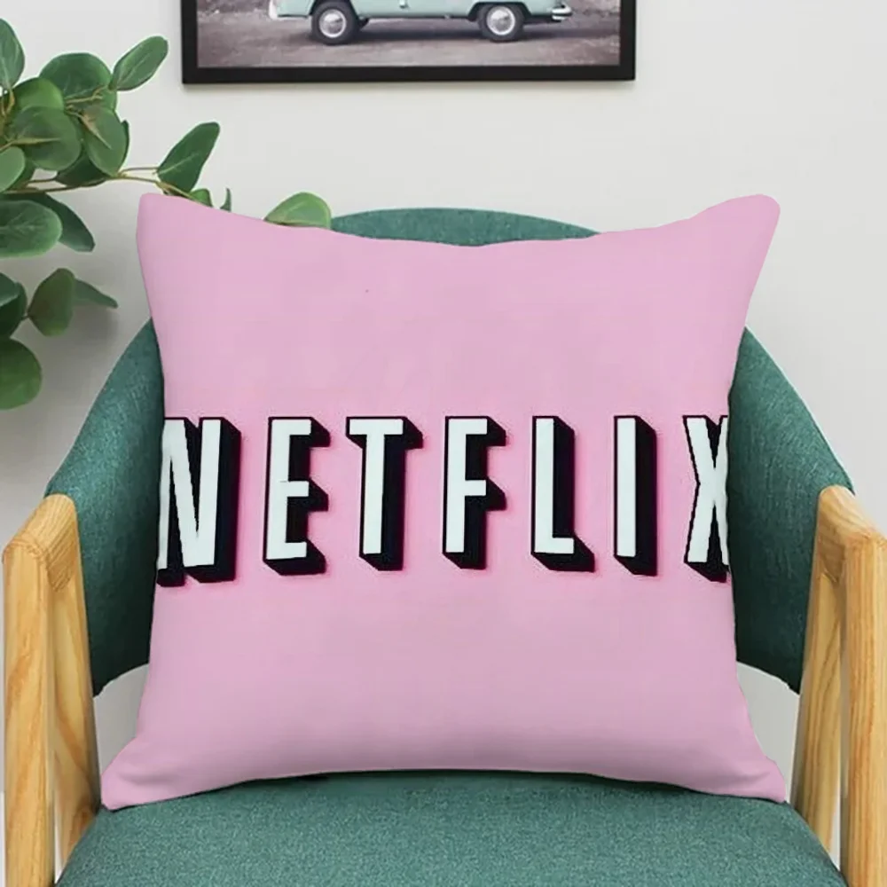 Netflix Pillow Cases Decorative Cushions Cover for Sofa Pillowcases 50x50 Car Decoration Pillowcase Decor 40x40 Cushion Covers