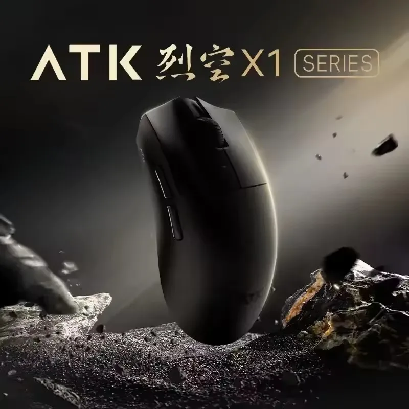 ATK Blazing Sky X1 SE Wireless Bluetooth Mouse Paw 3955SE 54g Lightweight Three Mode Mouse Fps Gamer Mouse Custom Gift