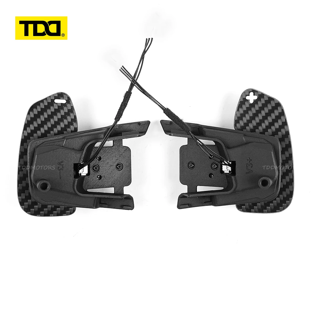 TDD Carbon Fiber Magnetic Paddle Shifters for Volkswagen GTI Golf 7 Golf R MK7/7.5 VW Scirocco Arteon Shift Paddle Extensions image 3