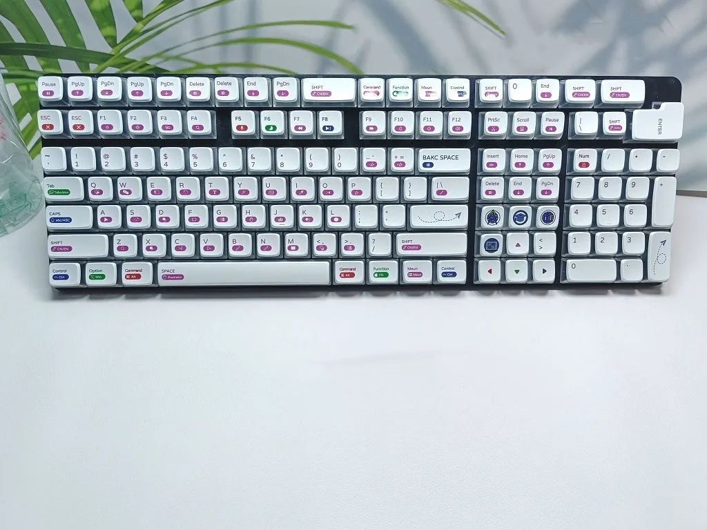 132 Toetsen Pudding Transparant Keycaps Cbsa Profiel Keycap Iso Layout Gamer Voor Outemu Cherry Mx Switch Mechanische Toetsenbord Kit