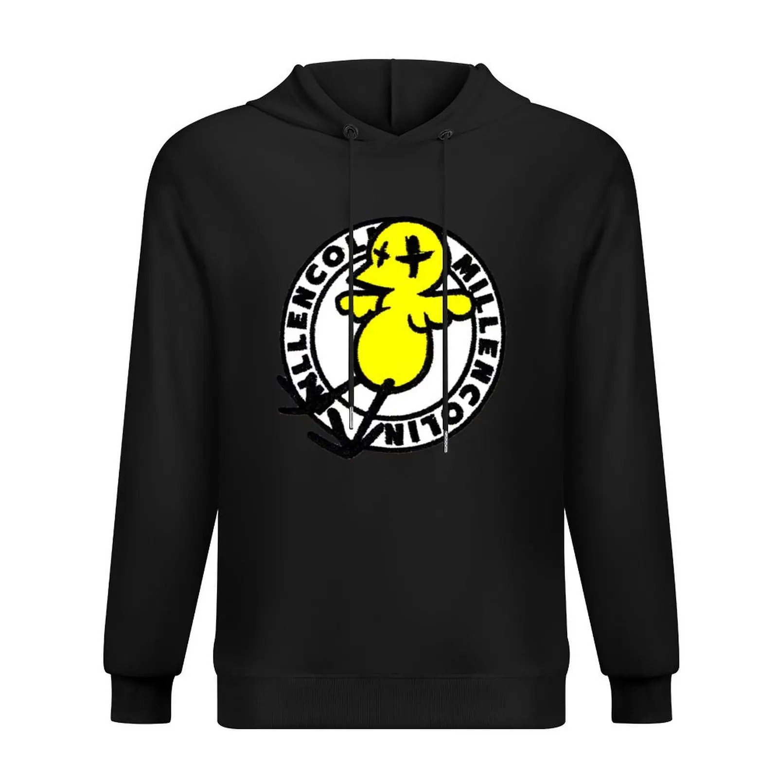 شعار ملحمة ميلينكولين بانك روك هوديي ملابس رجالية ملابس رجالية ملابس على الطراز الكوري ملابس كورية بقلنسوة للرجال