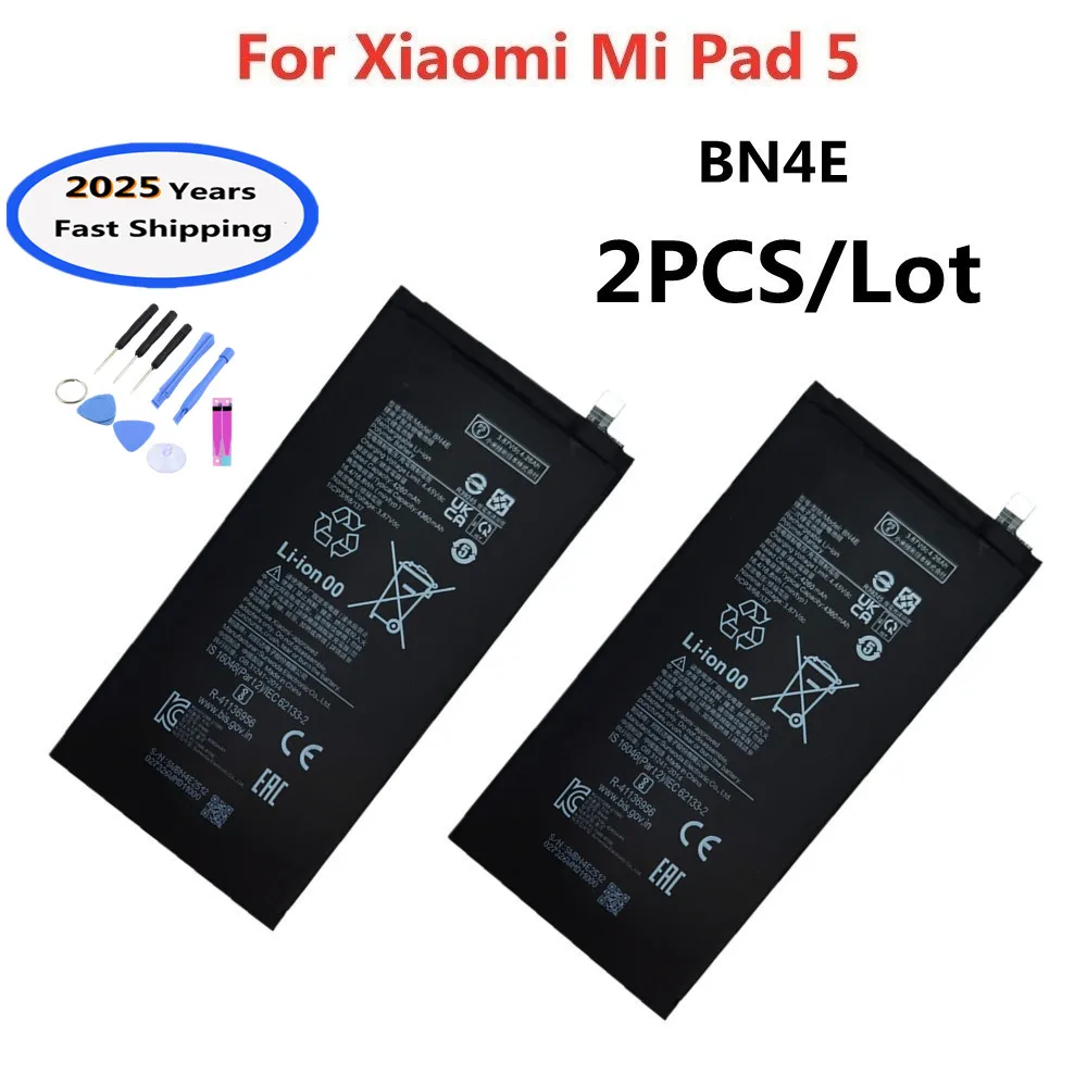 2025 Years BN60 BN80 BN4E Battery For Xiao Mi Tablet Battery For Xiaomi Pad4 Pad 4 Plus Mipad4 Mipad 4 5 Plus Batteries