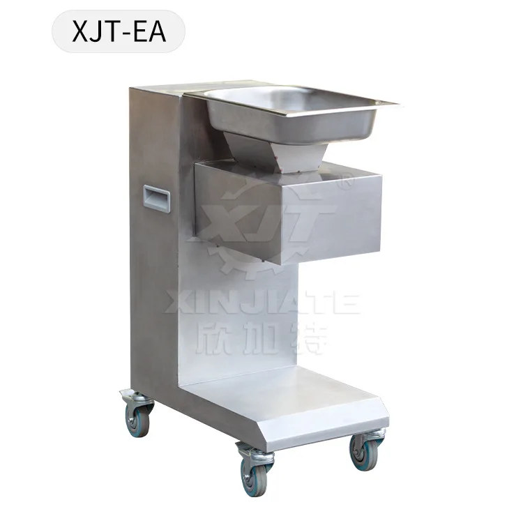 YJQ kitchen tools automatic meat cutting machine fresh meat chicken breast  dicing meat granulator