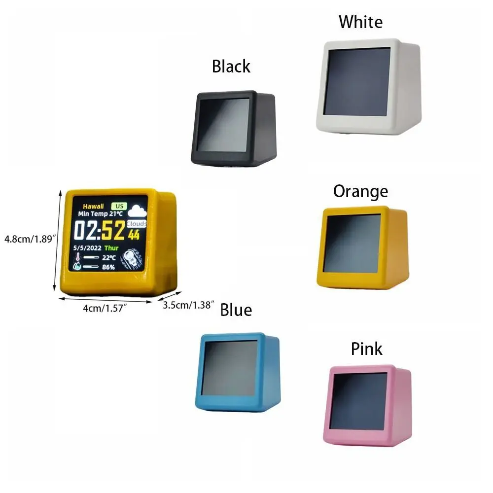 Electronic Thermometer Smart Weather Clock Simple Operation LCD Digital WiFi Desk Clocks English Version WiFi Show Weather