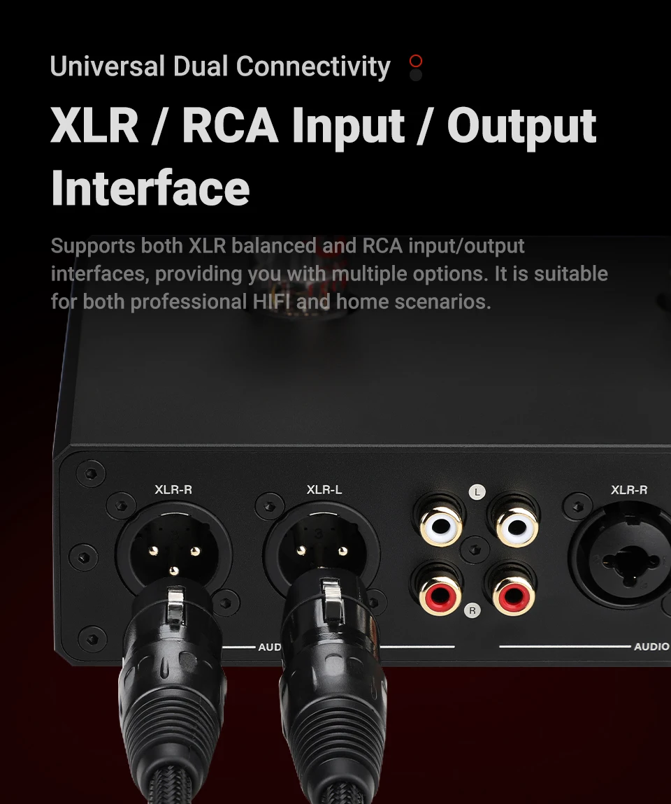 AIYIMA T20 진공관 프리앰프 ECC83 완전 밸런스드 프리앰프 RCA XLR