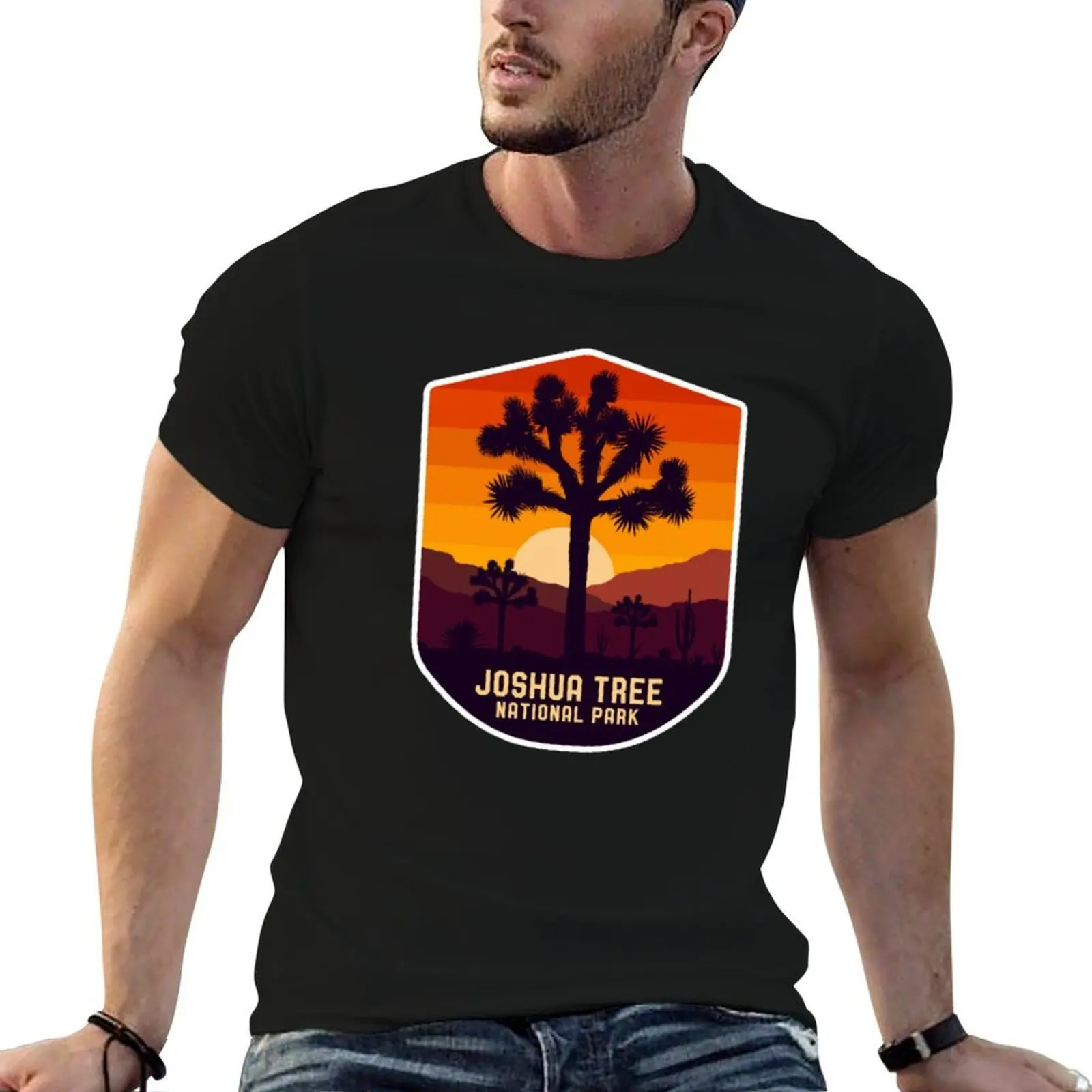 Joshua Tree National Park Vintage California mask tshirt T-Shirt kawaii clothes tshirts personalised men clothings