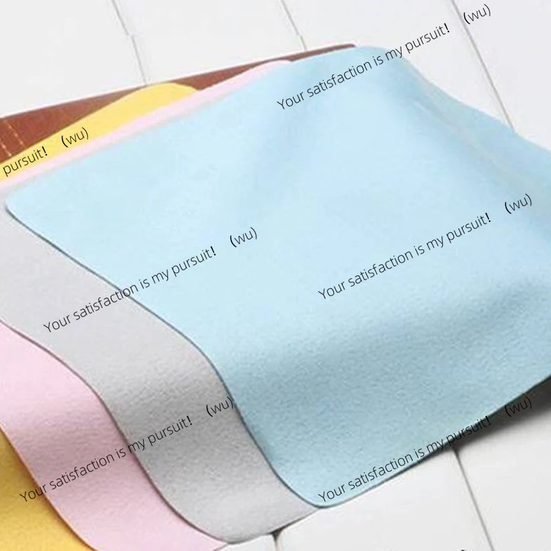 10 pieces/batch, suede glasses cleaning cloth, microfiber, suitable for lenses, mobile phone screen cleaning wipes