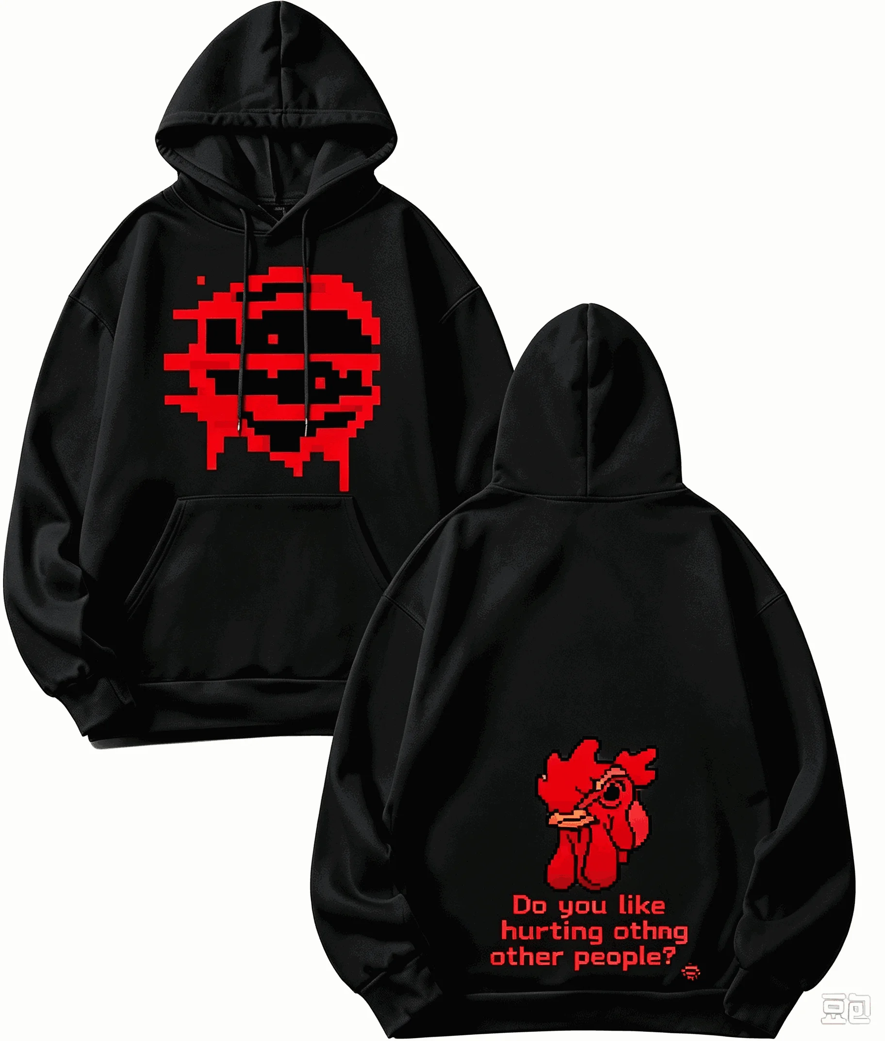HOTLINE MIAMI Unisex Fashion Street Casual Oversized high quality Comfortable Fleece warm Casual Print Vintage Loose Couples tee