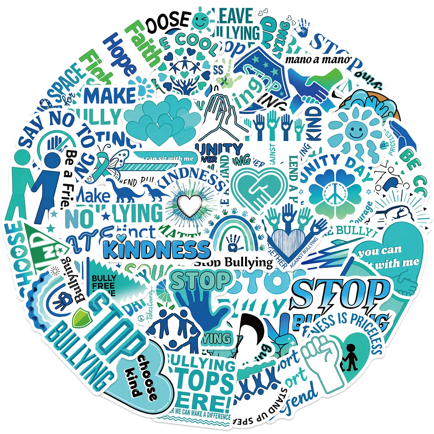 10/30/50 قطعة الكرتون ملهمة الكتابة على الجدران ملصقات الإبداعية الديكور قضية الهاتف المحمول دفتر كوب ماء DIY بها بنفسك لعبة الهدايا مائي