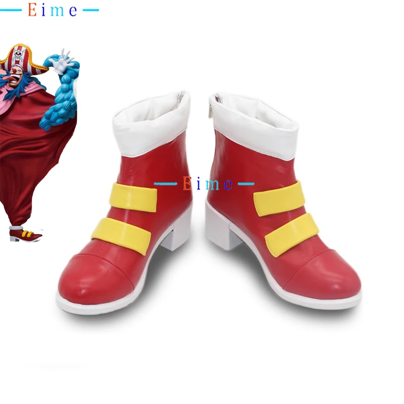

Buggy Cosplay Shoes PU Shoes Halloween Carnival Boots Cosplay Props Anime Accessories Custom Made