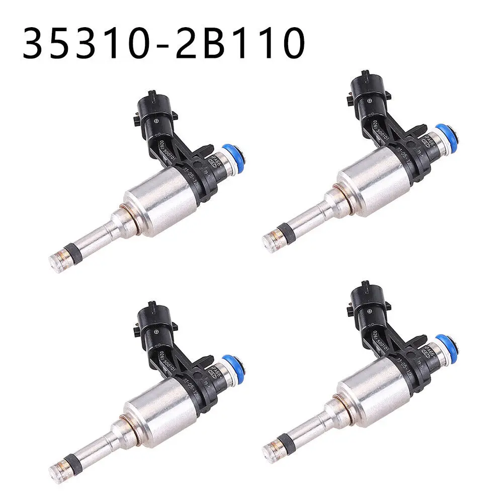 4PCS 35310-2B110 Fuel Injectors For Hyundai Veloster Accent Kia Rio 1.6L NEW