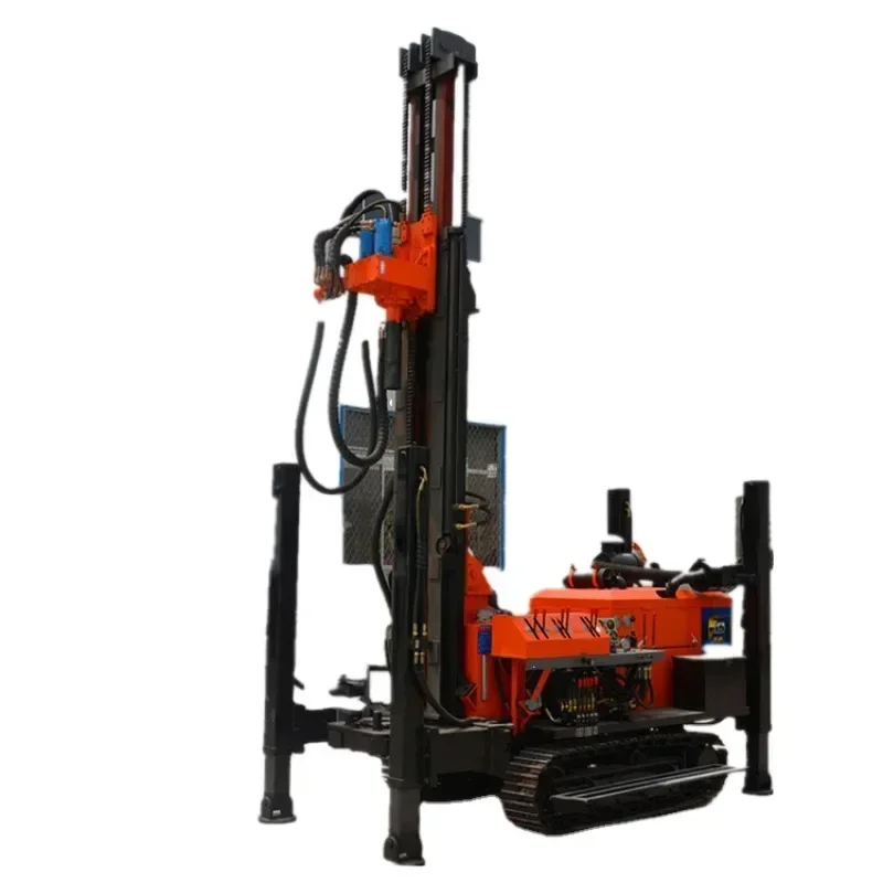 200m 500m 700m Water Drilling Rig Crawler Type Portable Water Well Drill Rig Machines Pneumatic Water Well Drilling Rig Hot