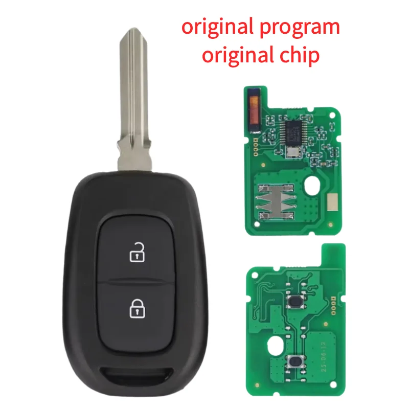 2 Button Remote Car Key 433Mhz 4A Chip with VAC102/VA2/HU136te/HU136/NSN14/TS-62 Blade For Renault Sandero Dacia Logan Nissan