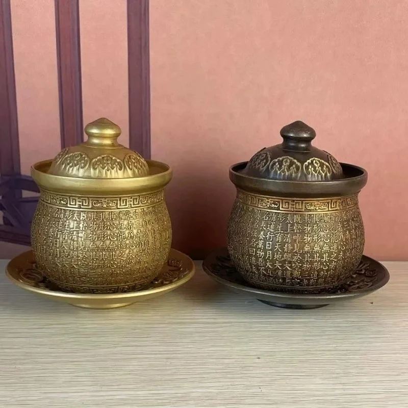 Copper Offering Ornaments Holy Water Cup Buddhist Water Purification Cup Buddhist Hall Decoration Offering Supplies Household