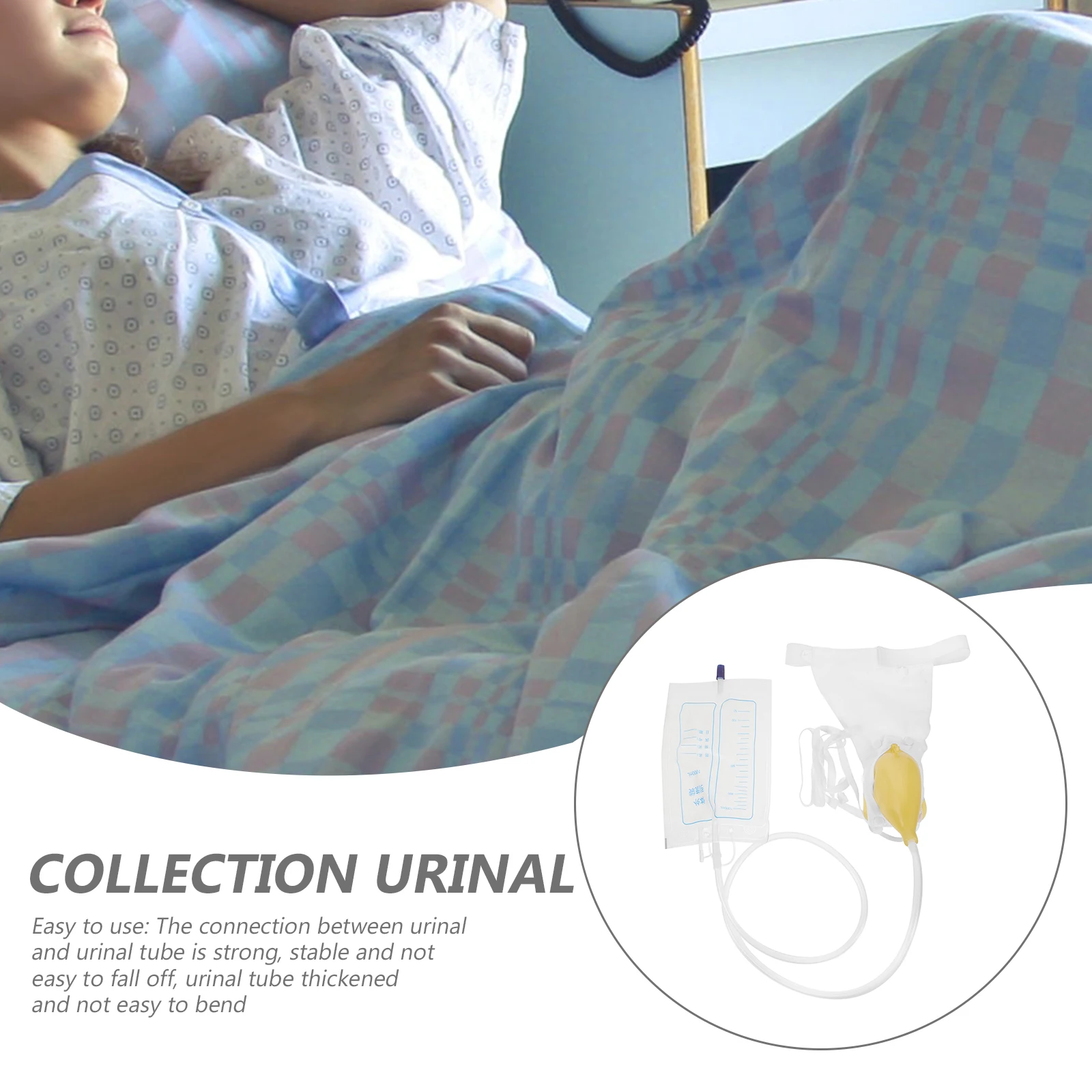 

Women Urine Bag Female Patient Supplies Cloth Urine Collector Kit Anti Leakage Thickened Tube Care For Elderly