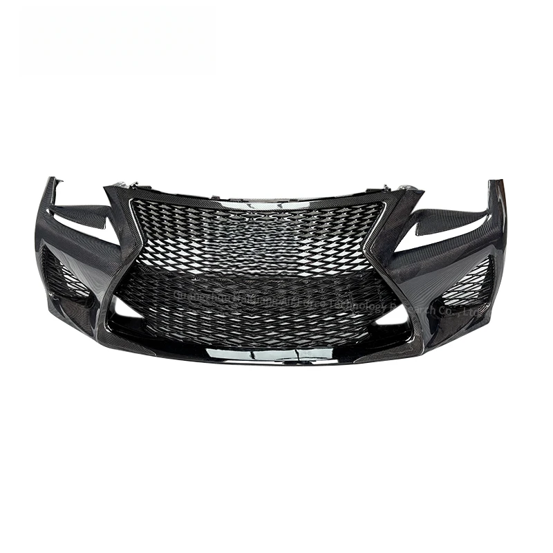 High Quality Carbon Fiber Sports Front Bumper Body Kit With Grille Exterior Mod Parts Fit for RCF