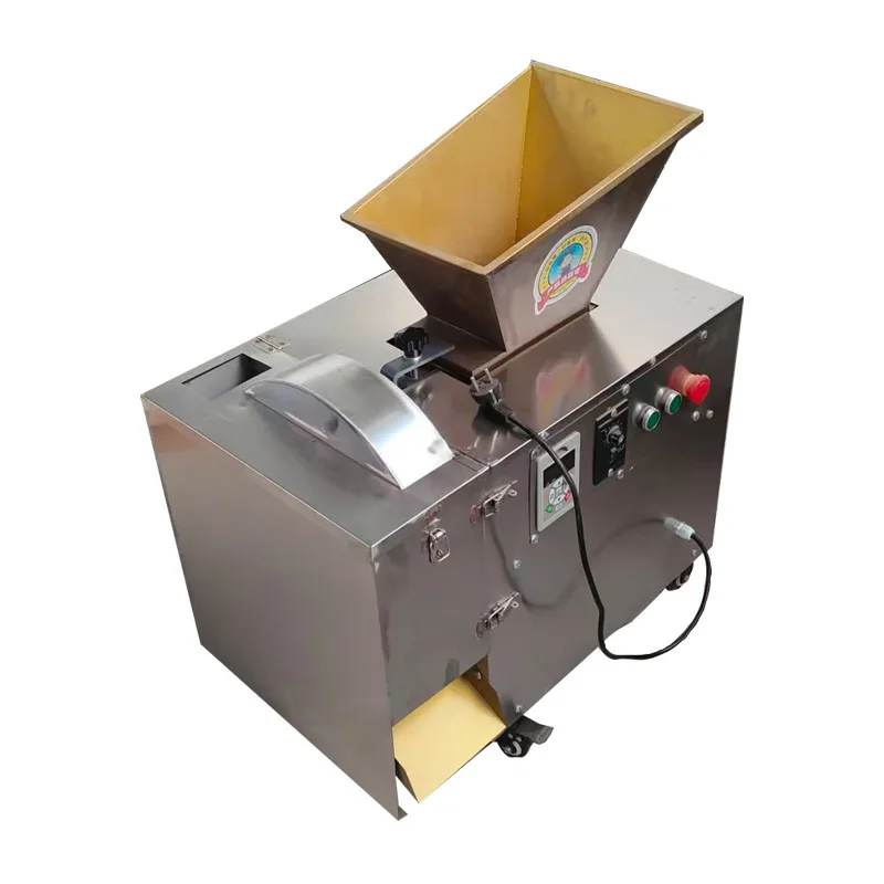 Quantitative full-package with powder sprayer Small dough agent Tangyuan moon cake skin filling and rounding machine