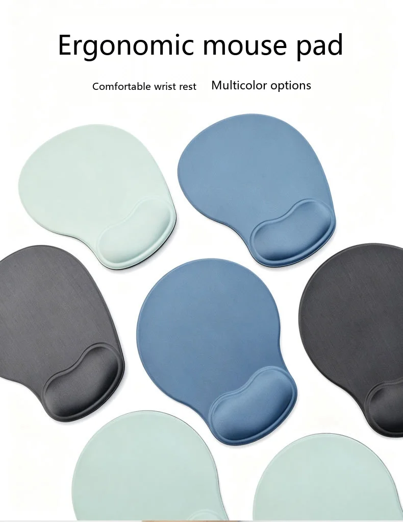 Selbstreinigendes Leder-Mauspad mit Handgelenkauflage, 5 Farben, quadratische und runde Optionen, Büro- und Gaming-Schreibtischunterlage – Detail 6
