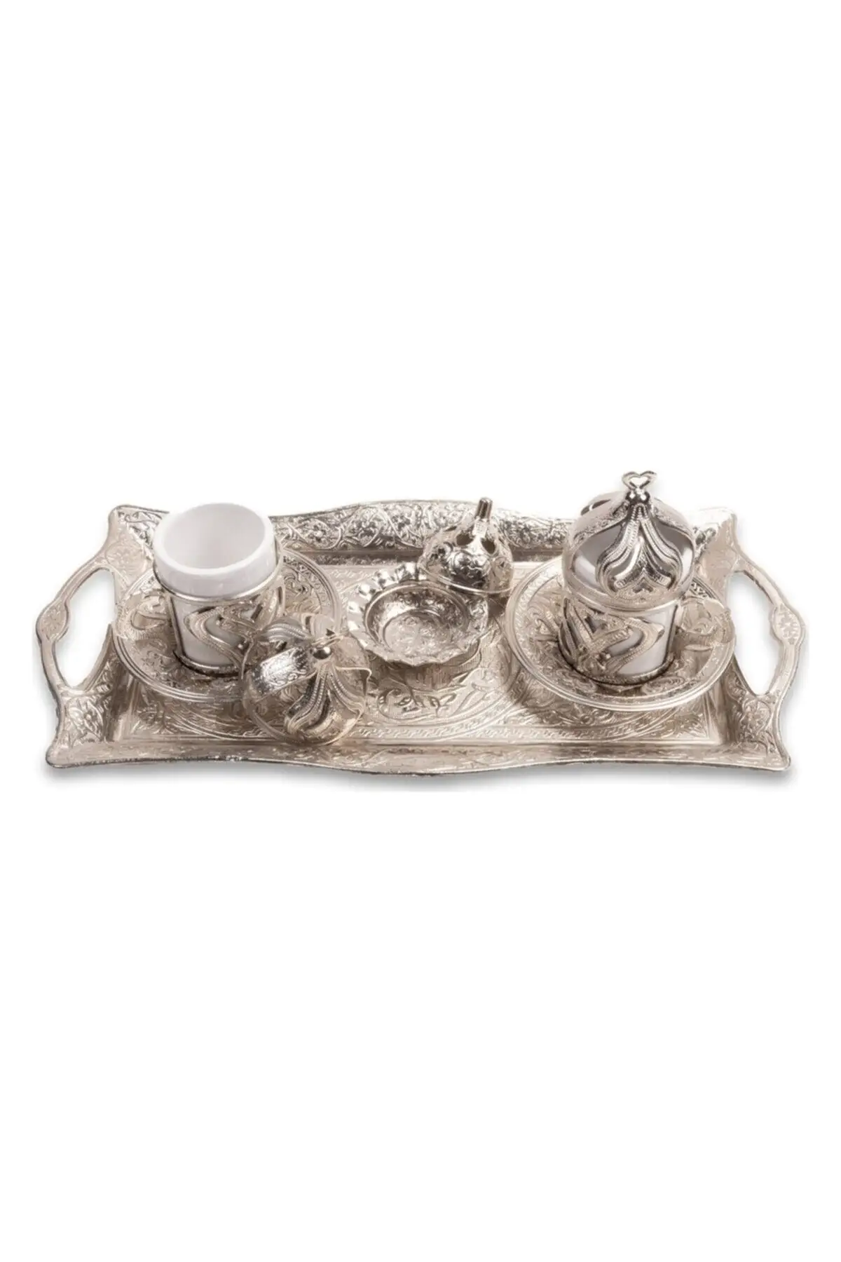 

Turkish coffee cup set-copper ottoman patterned turkish coffee cup set-tray Cooper Luxury Cups