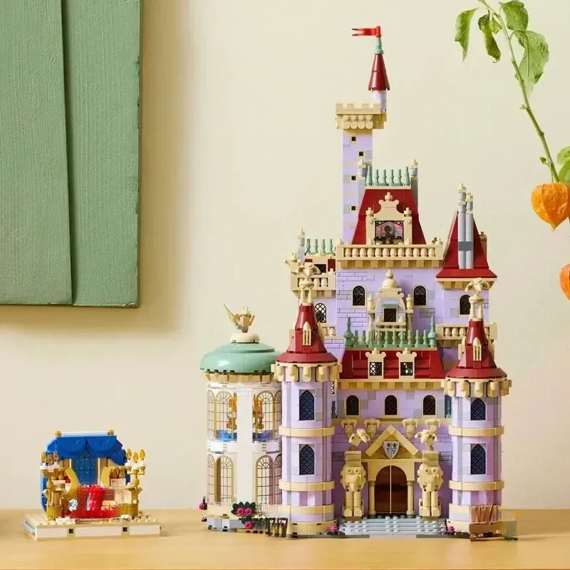 

2916pcs Beauty and the Beast Castle Romantic 43263 Model , Educational Building Blocks, Valentine's Day Birthday Gifts, Decora