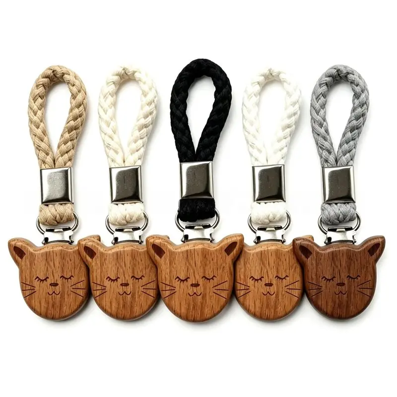 A02F-Cat Silhouette Wood Dishcloth Hanger, 15Pcs, Decorative Storage Hook For Bathroom Hand Towels, Kitchen Linens, Towel Clip