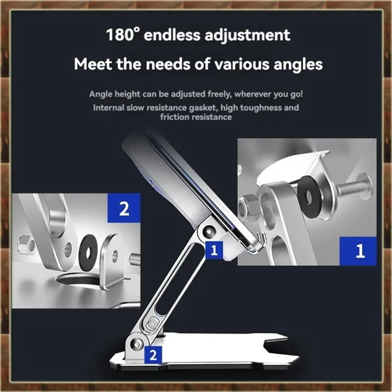 A48T Laptop Cooling Pad Adjustable Aluminum Stand Portable Laptop Holder For All Tablets