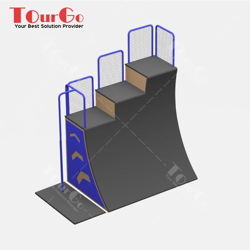 กำแพงวิ่งแบบโค้งขนาด 10 ฟุต ของ American Ninja Warrior รุ่น Mega Warped Wall ปรับแต่งได้ โครงเหล็กขนาด 15 ฟุต สำหรับผู้ใหญ่ ใช้ในสวนสาธารณะกลางแจ้ง