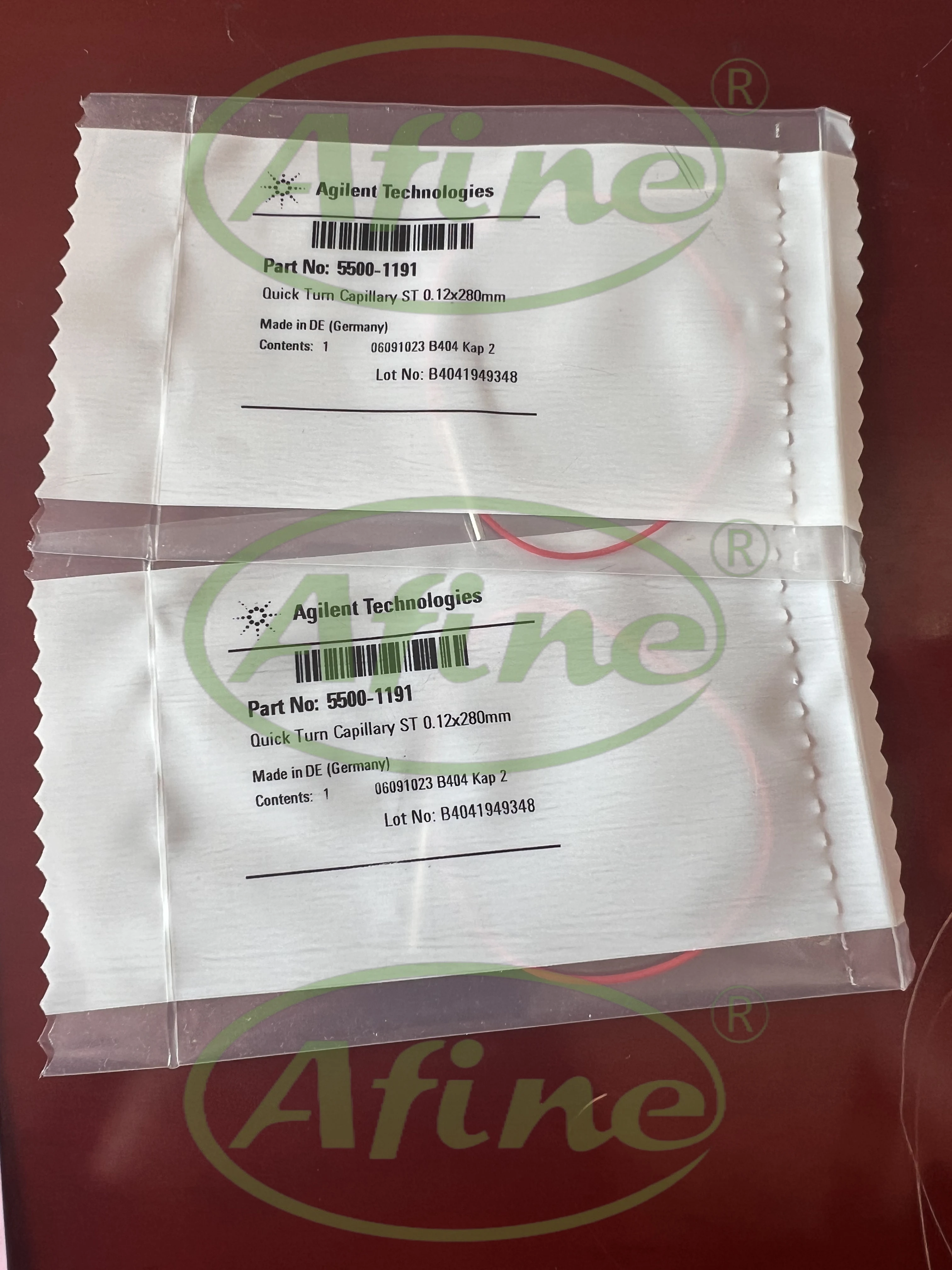 

AFINE Agilent Quick Connect Quick Turn Fittings for HPLC 5500-1191,0.12 x 280 mm,Stainless Steel Capillary Tubes