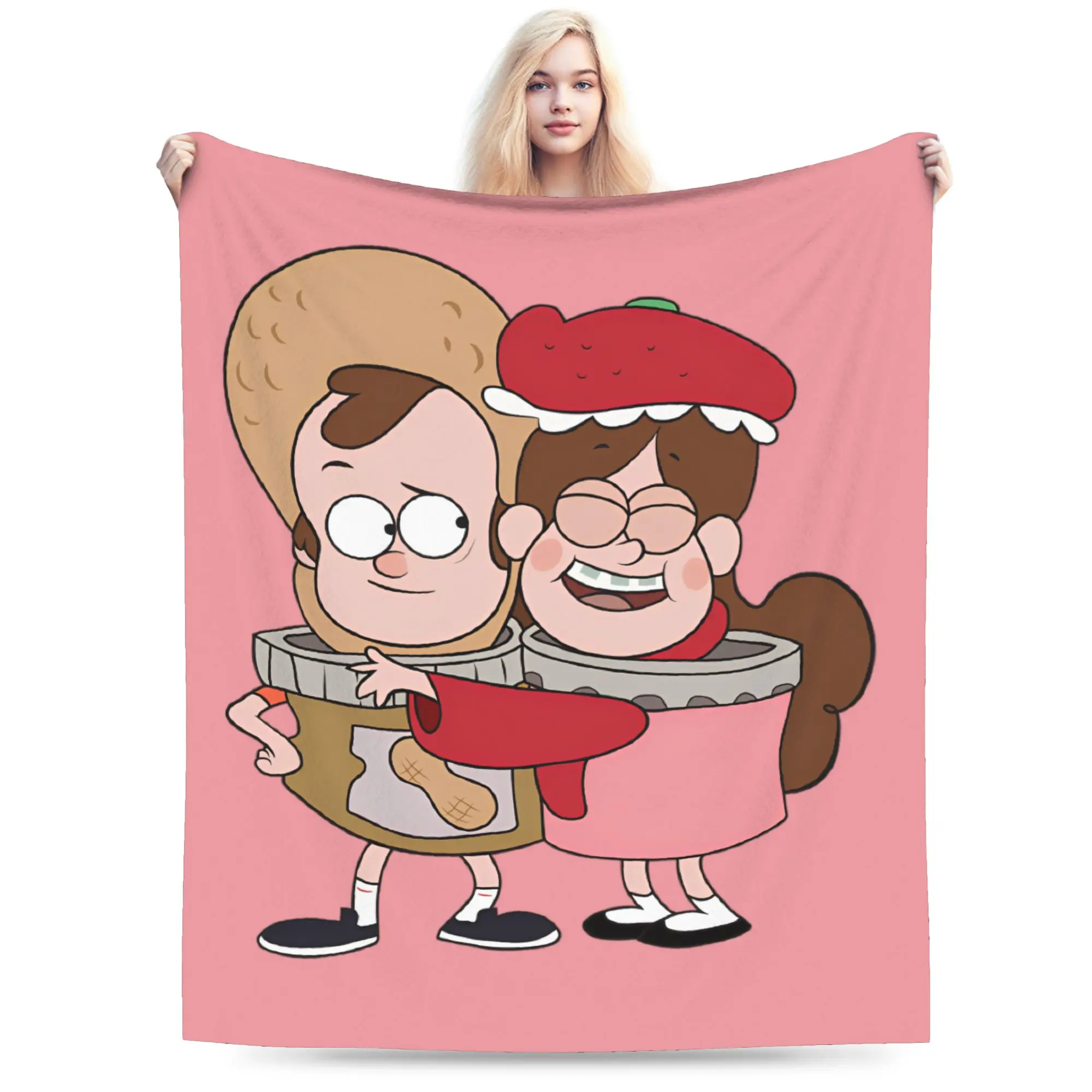 

Одеяла с рисунком Гравити Фолз, флисовые принты, тонкое одеяло с соснами Мэйбл и сосна-дайпер для кровати, дорожные постельные принадлежности, пледы