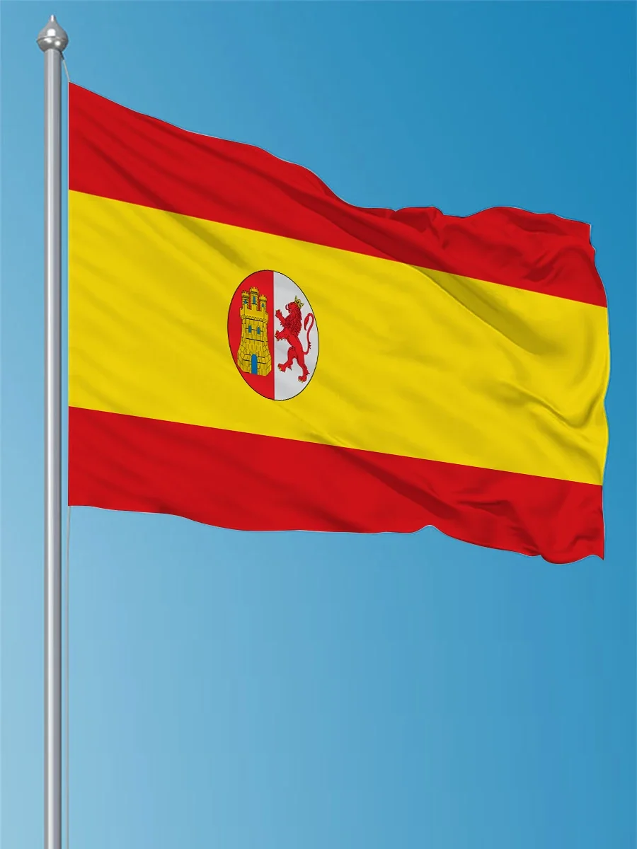 60X90CM 90X150CM Spain Spanish Flag，Flag of the First Spanish Republic Banner for Decor Outdoor Home Decor